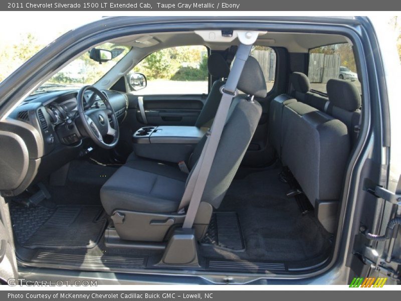 Taupe Gray Metallic / Ebony 2011 Chevrolet Silverado 1500 LT Extended Cab