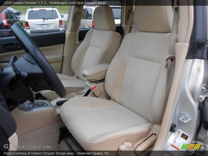 Champagne Gold Opal / Desert Beige 2006 Subaru Forester 2.5 X