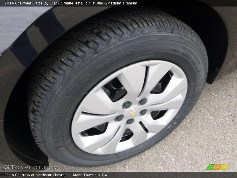 Black Granite Metallic / Jet Black/Medium Titanium 2014 Chevrolet Cruze LS