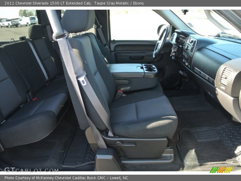 Taupe Gray Metallic / Ebony 2011 Chevrolet Silverado 1500 LT Extended Cab