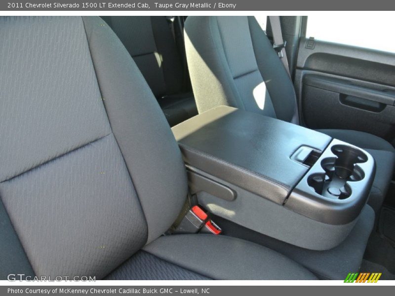 Taupe Gray Metallic / Ebony 2011 Chevrolet Silverado 1500 LT Extended Cab