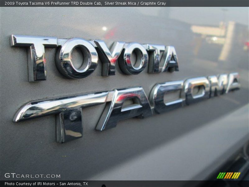 Silver Streak Mica / Graphite Gray 2009 Toyota Tacoma V6 PreRunner TRD Double Cab