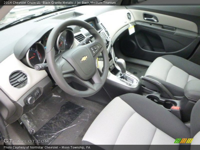 Black Granite Metallic / Jet Black/Medium Titanium 2014 Chevrolet Cruze LS