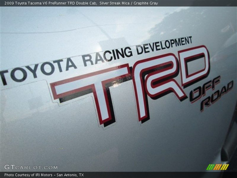 Silver Streak Mica / Graphite Gray 2009 Toyota Tacoma V6 PreRunner TRD Double Cab