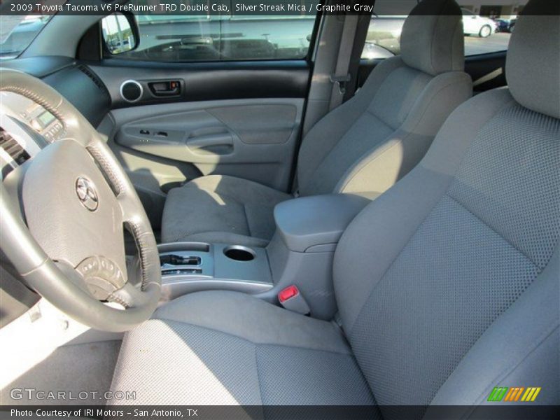Silver Streak Mica / Graphite Gray 2009 Toyota Tacoma V6 PreRunner TRD Double Cab