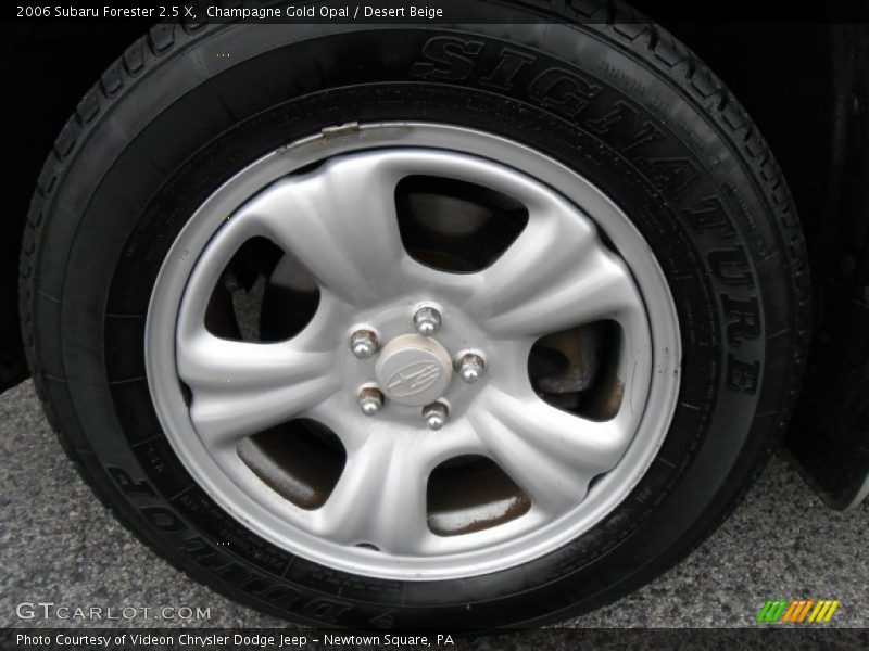 Champagne Gold Opal / Desert Beige 2006 Subaru Forester 2.5 X