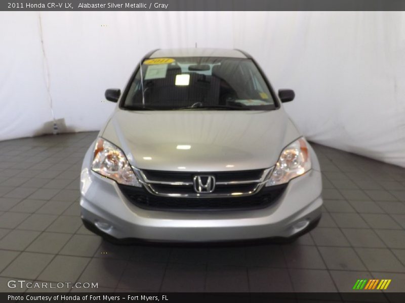 Alabaster Silver Metallic / Gray 2011 Honda CR-V LX