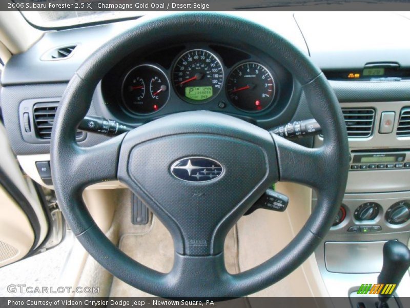 Champagne Gold Opal / Desert Beige 2006 Subaru Forester 2.5 X