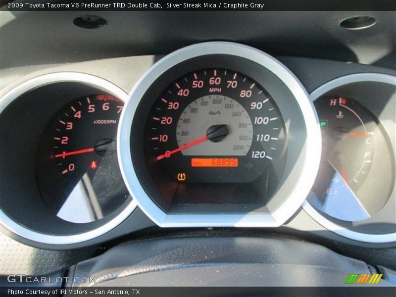 Silver Streak Mica / Graphite Gray 2009 Toyota Tacoma V6 PreRunner TRD Double Cab