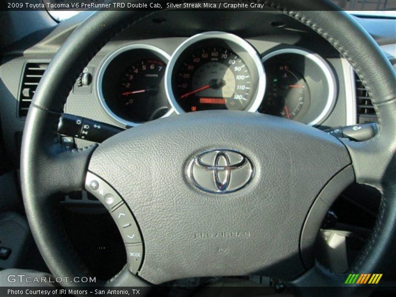 Silver Streak Mica / Graphite Gray 2009 Toyota Tacoma V6 PreRunner TRD Double Cab