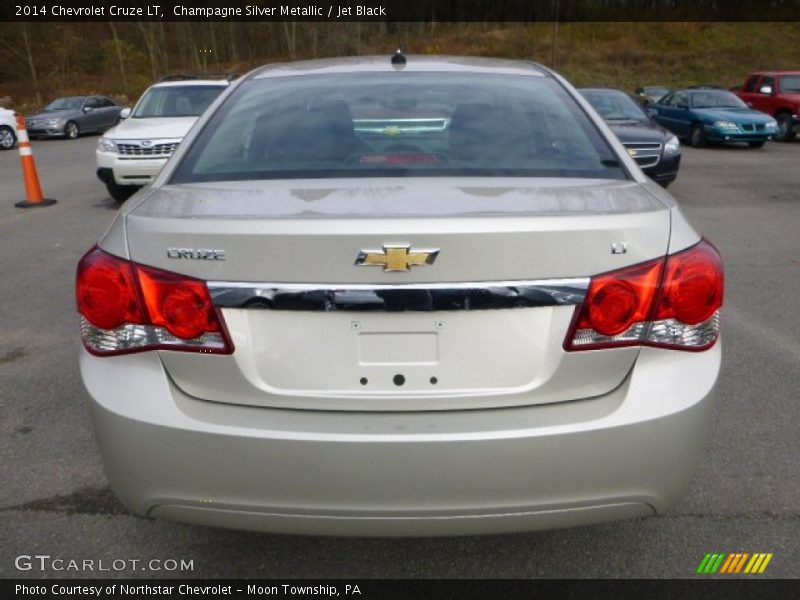 Champagne Silver Metallic / Jet Black 2014 Chevrolet Cruze LT