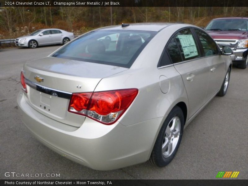 Champagne Silver Metallic / Jet Black 2014 Chevrolet Cruze LT