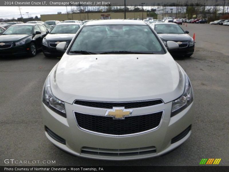 Champagne Silver Metallic / Jet Black 2014 Chevrolet Cruze LT