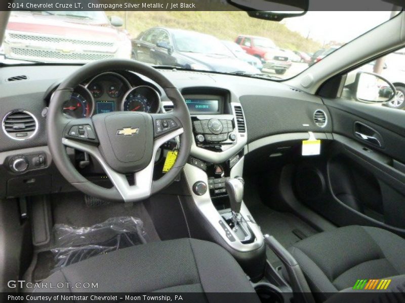 Champagne Silver Metallic / Jet Black 2014 Chevrolet Cruze LT