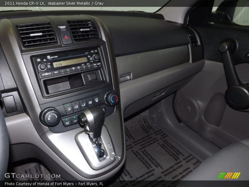 Alabaster Silver Metallic / Gray 2011 Honda CR-V LX