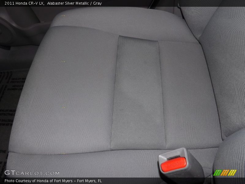 Alabaster Silver Metallic / Gray 2011 Honda CR-V LX
