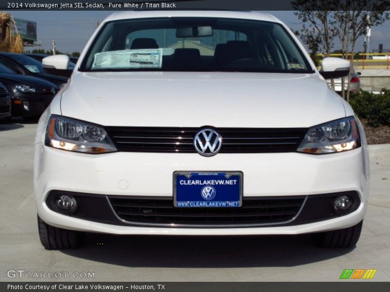 Pure White / Titan Black 2014 Volkswagen Jetta SEL Sedan