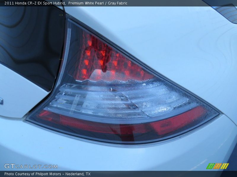 Premium White Pearl / Gray Fabric 2011 Honda CR-Z EX Sport Hybrid