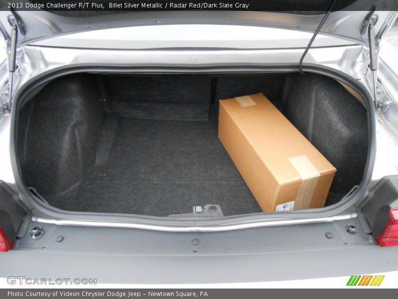 Billet Silver Metallic / Radar Red/Dark Slate Gray 2013 Dodge Challenger R/T Plus