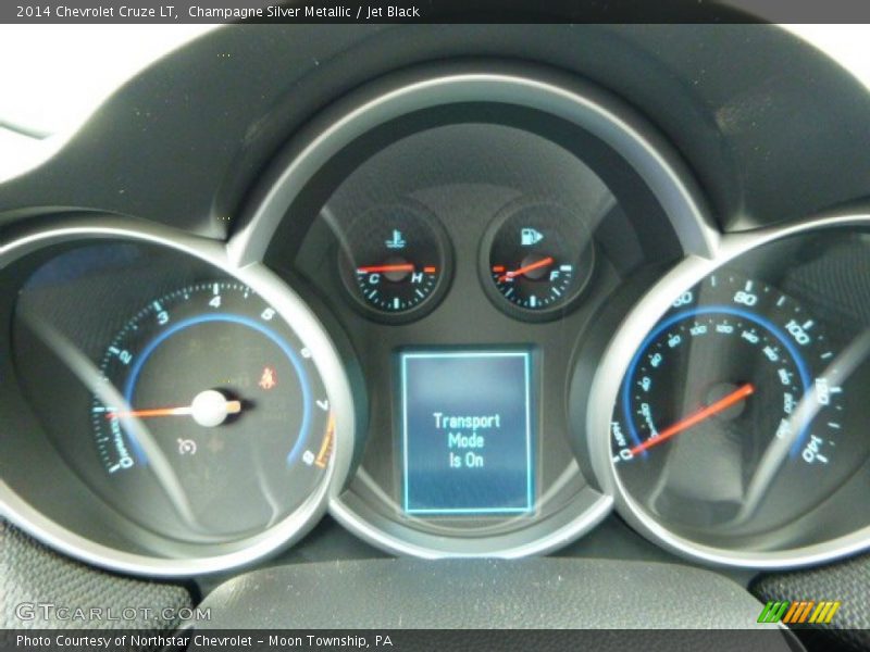 Champagne Silver Metallic / Jet Black 2014 Chevrolet Cruze LT