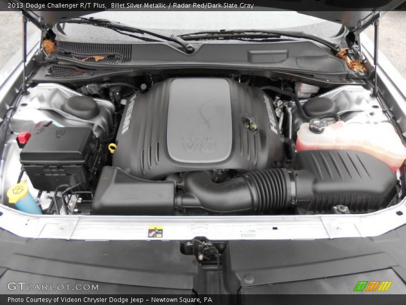 Billet Silver Metallic / Radar Red/Dark Slate Gray 2013 Dodge Challenger R/T Plus