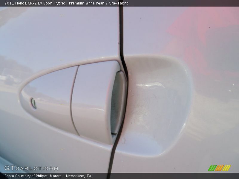 Premium White Pearl / Gray Fabric 2011 Honda CR-Z EX Sport Hybrid