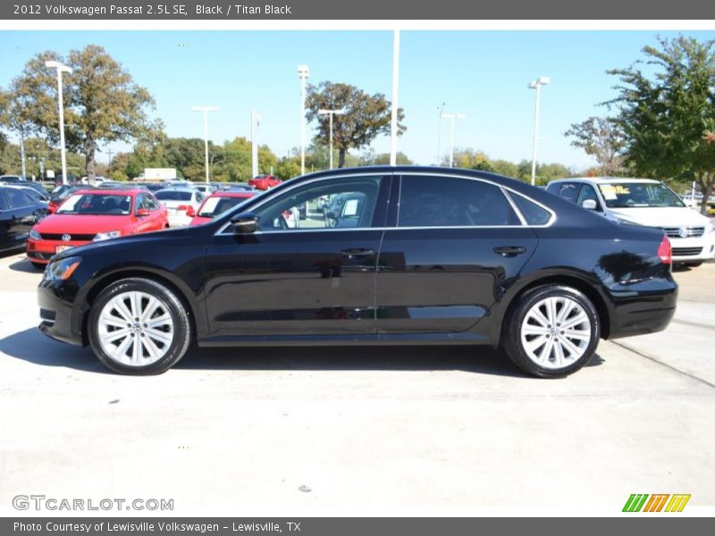 Black / Titan Black 2012 Volkswagen Passat 2.5L SE