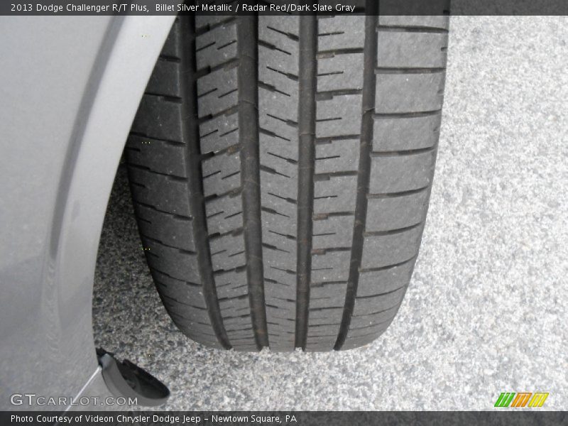 Billet Silver Metallic / Radar Red/Dark Slate Gray 2013 Dodge Challenger R/T Plus