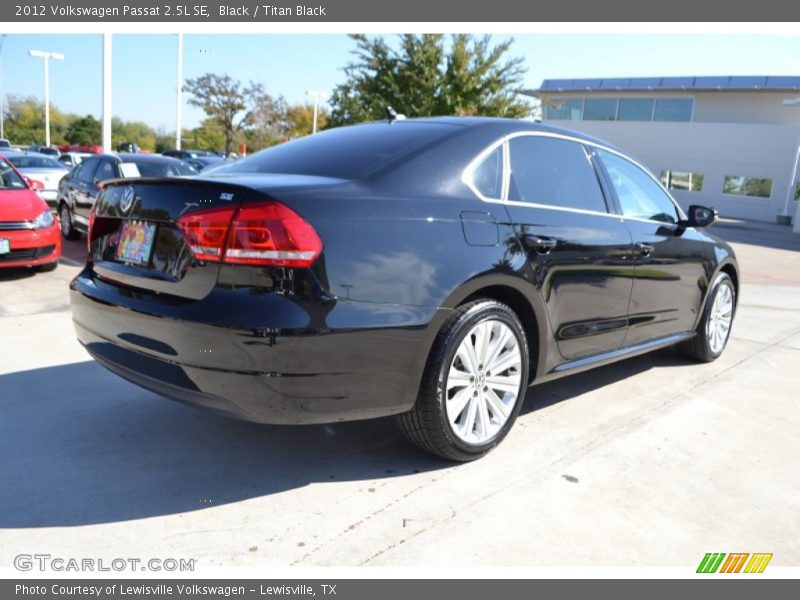 Black / Titan Black 2012 Volkswagen Passat 2.5L SE