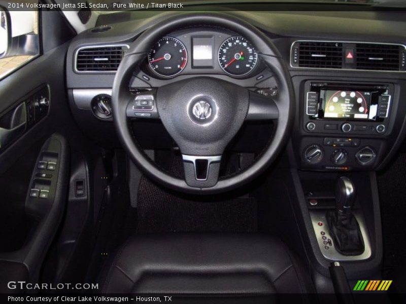 Pure White / Titan Black 2014 Volkswagen Jetta SEL Sedan