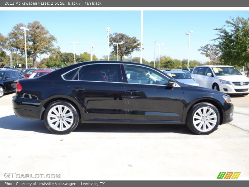 Black / Titan Black 2012 Volkswagen Passat 2.5L SE