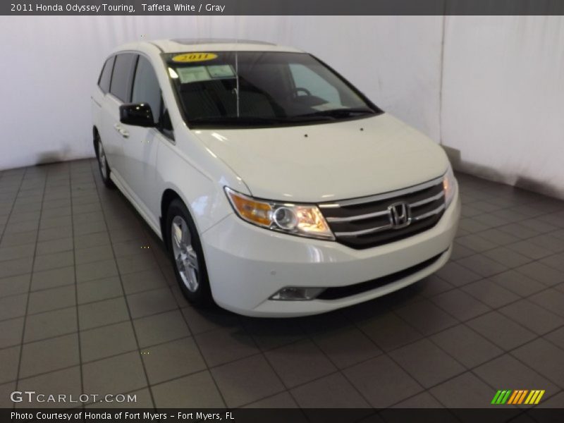 Taffeta White / Gray 2011 Honda Odyssey Touring