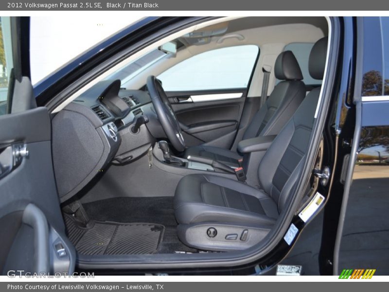 Black / Titan Black 2012 Volkswagen Passat 2.5L SE