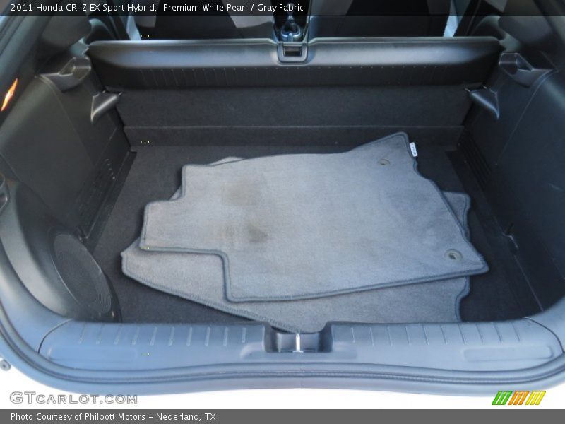 Premium White Pearl / Gray Fabric 2011 Honda CR-Z EX Sport Hybrid