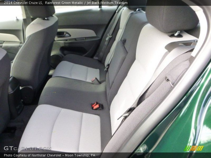 Rainforest Green Metallic / Jet Black/Medium Titanium 2014 Chevrolet Cruze LS