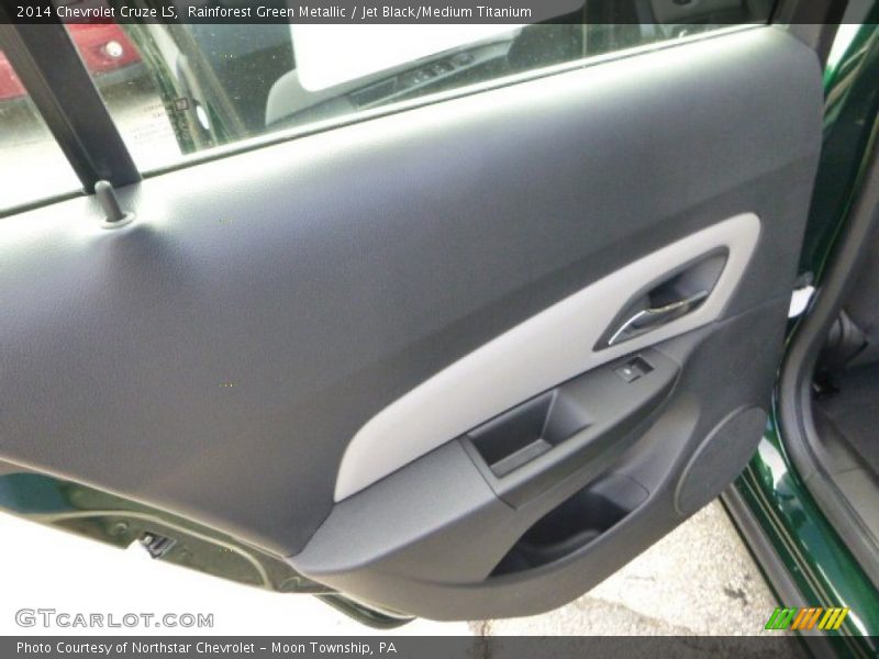 Rainforest Green Metallic / Jet Black/Medium Titanium 2014 Chevrolet Cruze LS
