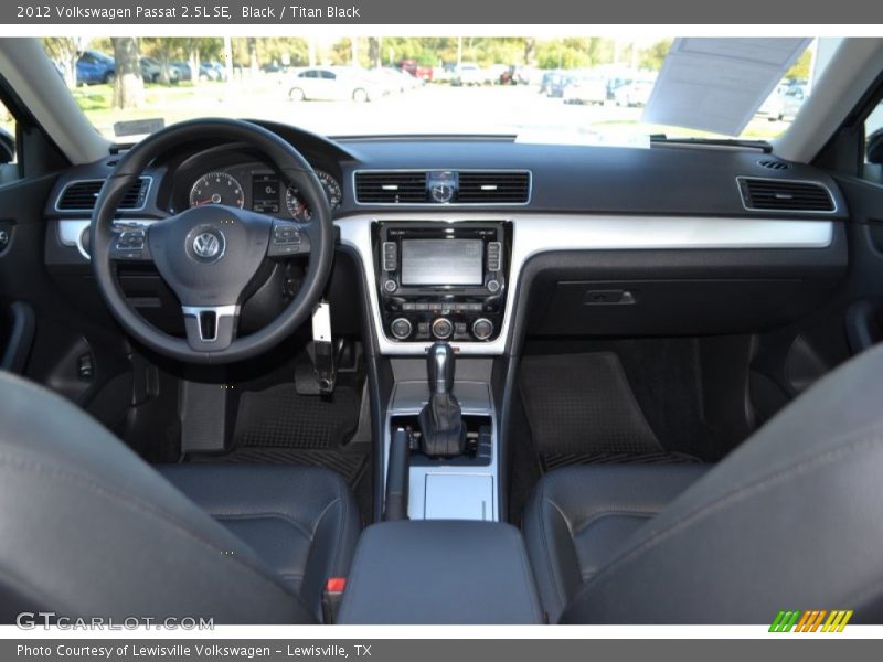 Black / Titan Black 2012 Volkswagen Passat 2.5L SE
