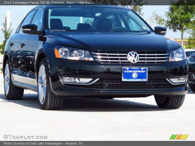 Black / Titan Black 2014 Volkswagen Passat TDI SEL Premium