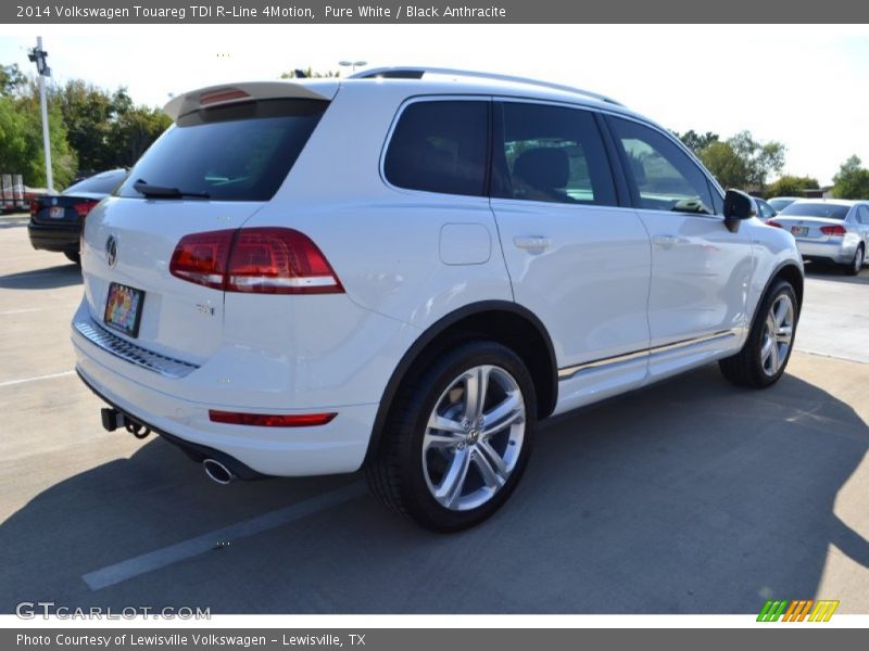 Pure White / Black Anthracite 2014 Volkswagen Touareg TDI R-Line 4Motion