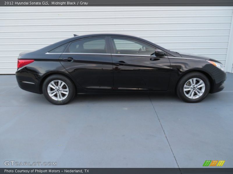 Midnight Black / Gray 2012 Hyundai Sonata GLS