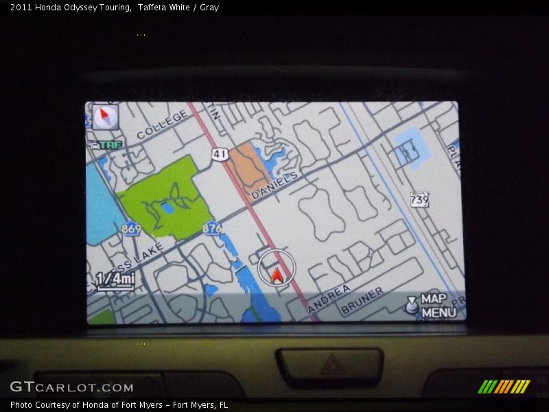 Taffeta White / Gray 2011 Honda Odyssey Touring