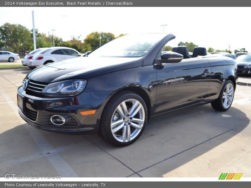 Black Pearl Metallic / Charcoal/Black 2014 Volkswagen Eos Executive