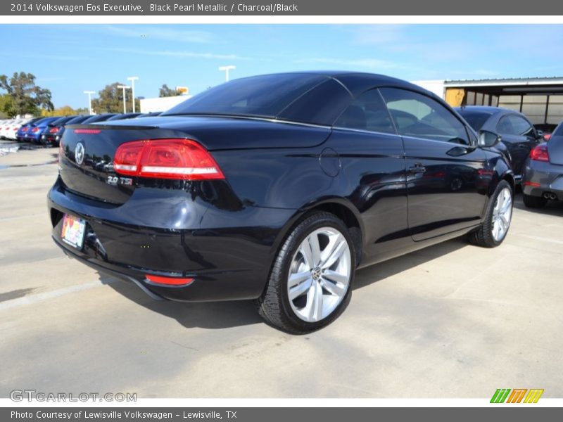 Black Pearl Metallic / Charcoal/Black 2014 Volkswagen Eos Executive