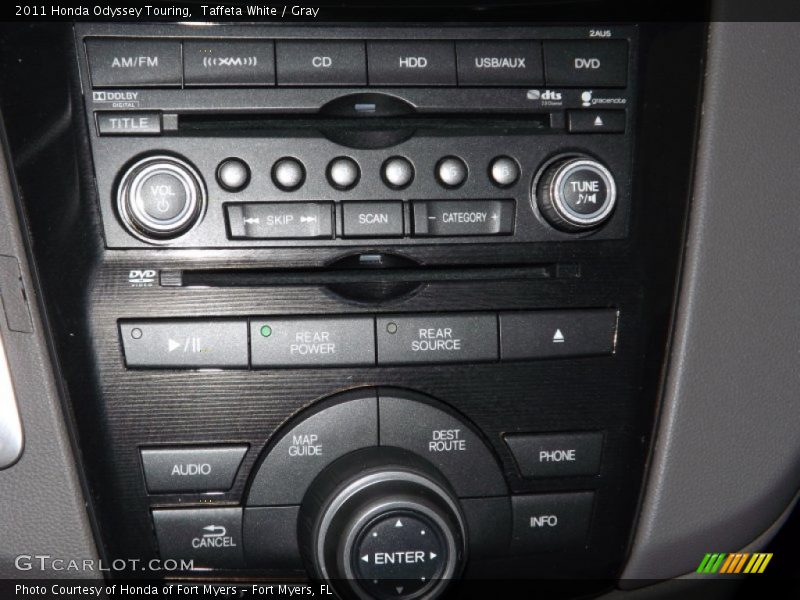 Taffeta White / Gray 2011 Honda Odyssey Touring