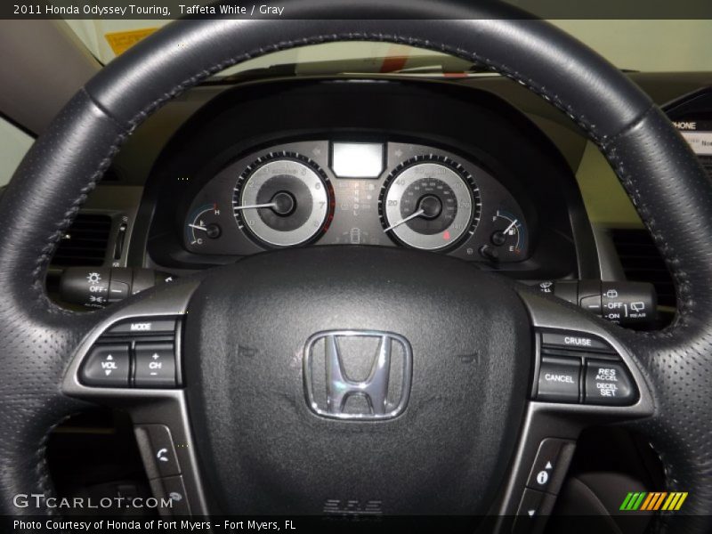 Taffeta White / Gray 2011 Honda Odyssey Touring
