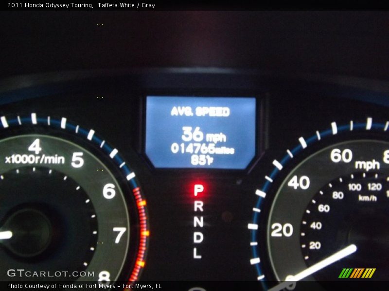 Taffeta White / Gray 2011 Honda Odyssey Touring
