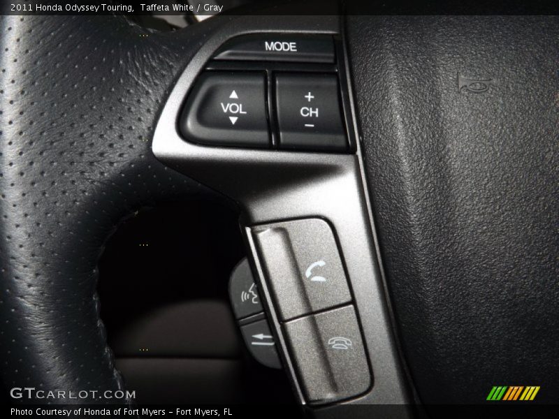 Taffeta White / Gray 2011 Honda Odyssey Touring