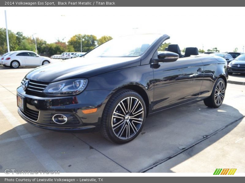 Black Pearl Metallic / Titan Black 2014 Volkswagen Eos Sport