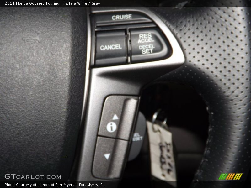 Taffeta White / Gray 2011 Honda Odyssey Touring