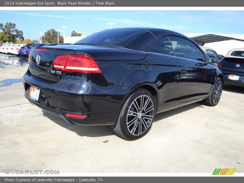 Black Pearl Metallic / Titan Black 2014 Volkswagen Eos Sport